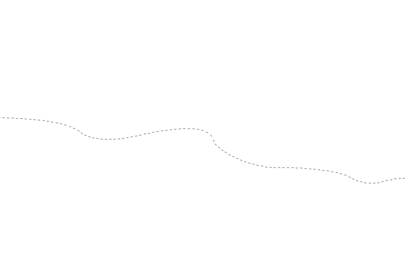 A long line of lights on a black background